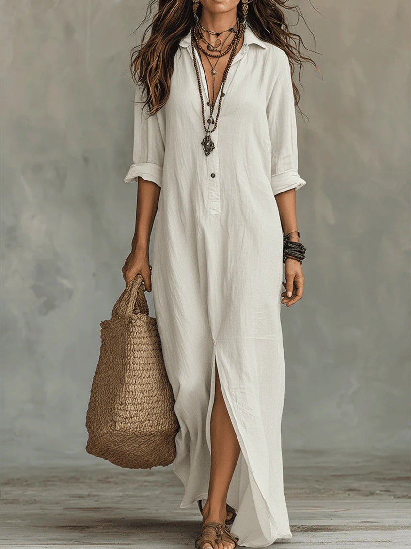 Midnight Flow Maxi Dress