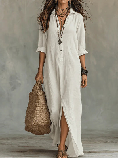 Midnight Flow Maxi Dress