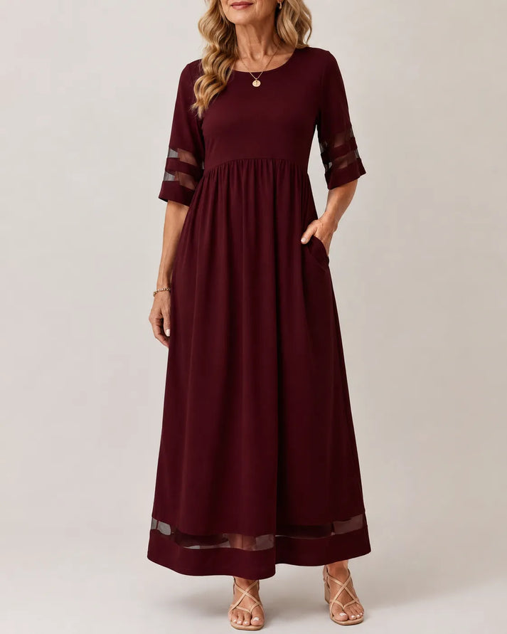 Flattering A-Line Midi Dress