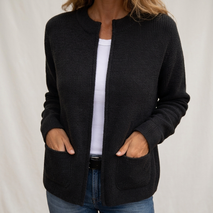 Cozy Chic Zip-Up Cardigan