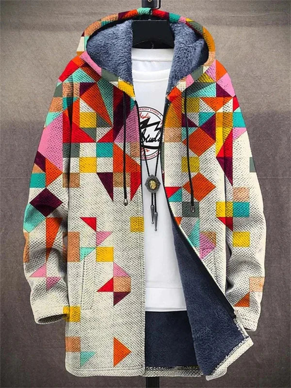 Art-Inspired Luxe Cardigan