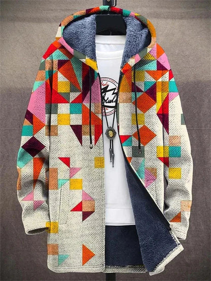 Art-Inspired Luxe Cardigan