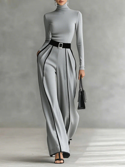 Modern Edge Turtleneck Set