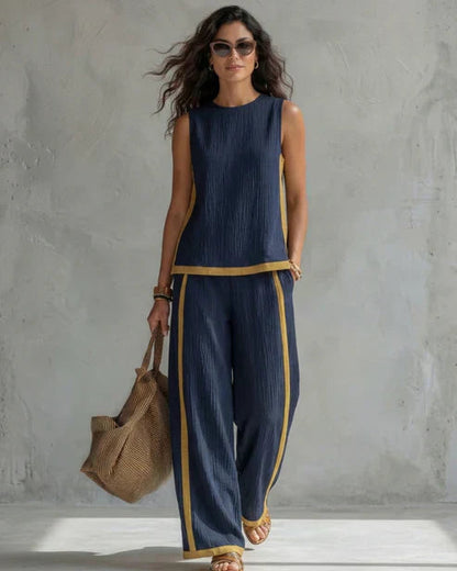 Elegant Fluid Two-Piece Set