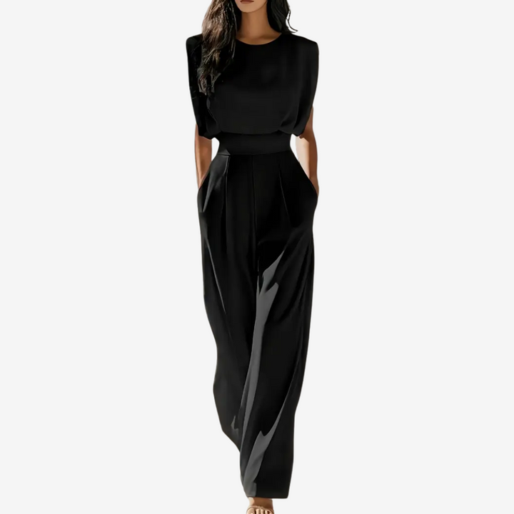 Elegant Defined Waist Jumpsuit