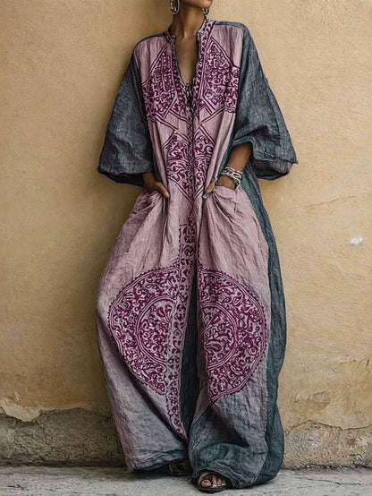Bohemian Embroidered Jumpsuit