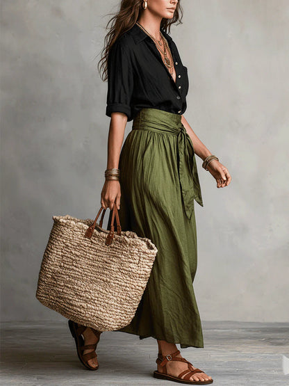 Chic Contrast Midi Set