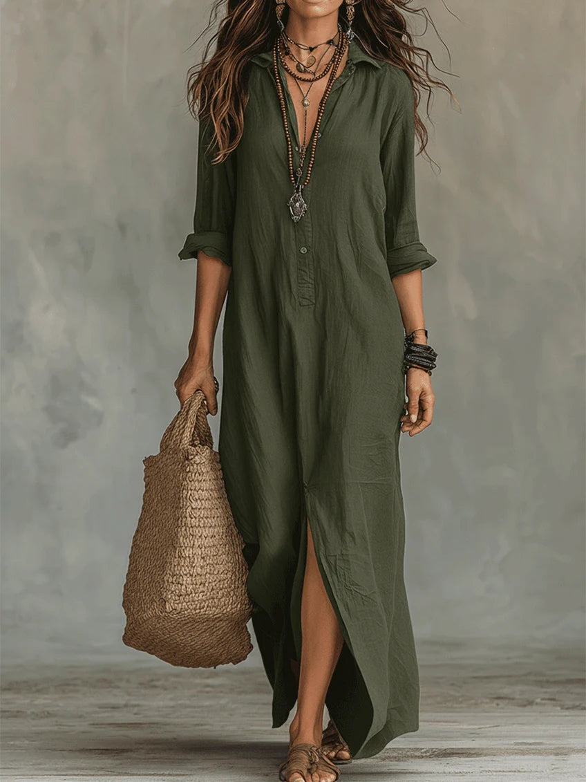 Midnight Flow Maxi Dress