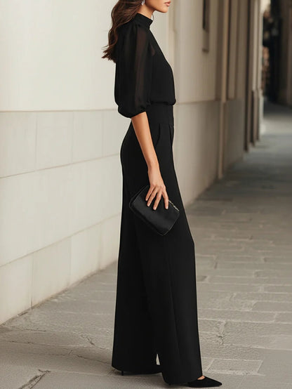 Elegant Noir Three-Piece Set