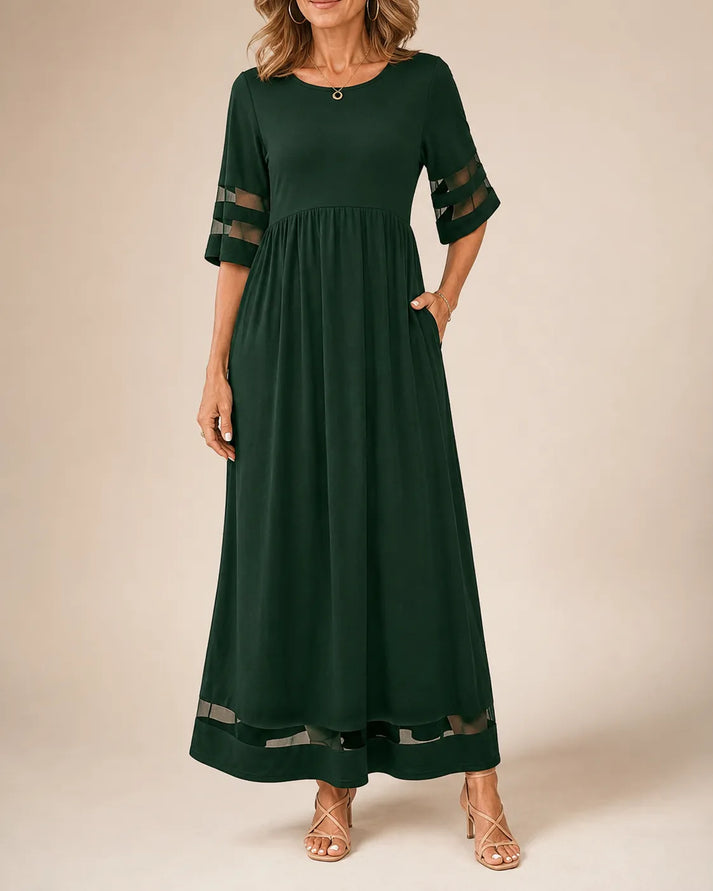 Flattering A-Line Midi Dress