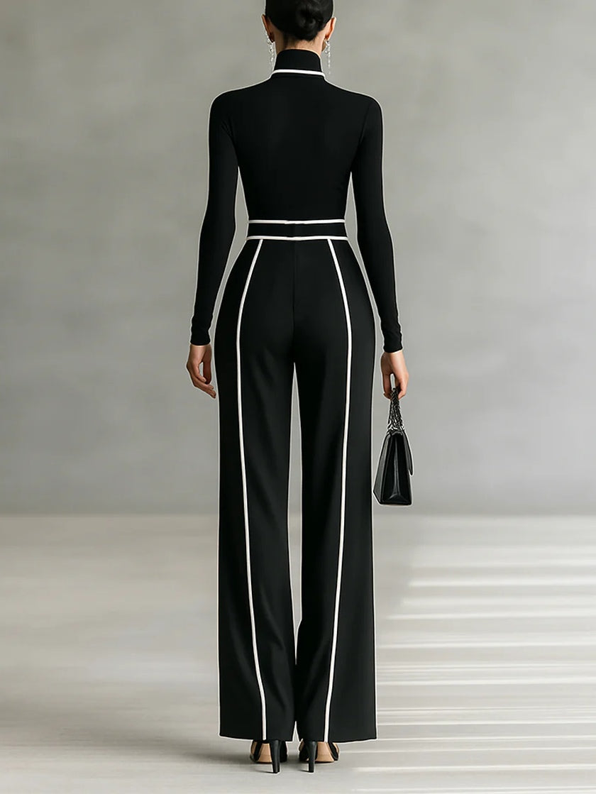 Modern Edge Turtleneck Set
