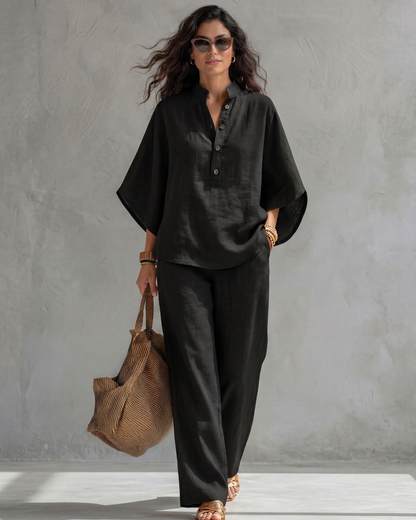 Cotton Linen Two-Piece Set