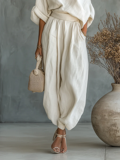 Off-Shoulder Two-Piece Set