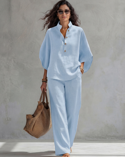 Cotton Linen Two-Piece Set