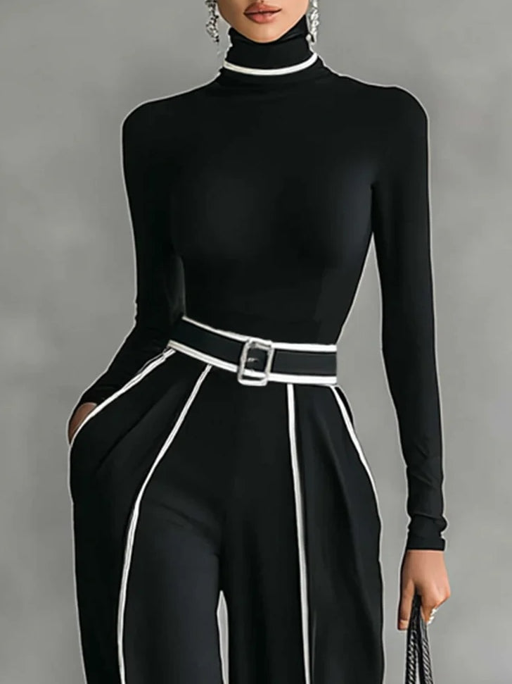 Modern Edge Turtleneck Set