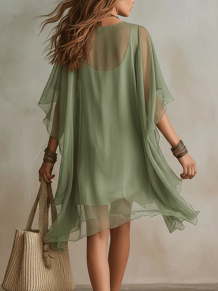 Layered Boho Mini Dress