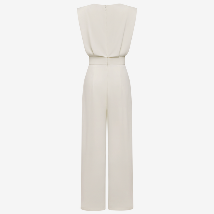 Elegant Defined Waist Jumpsuit