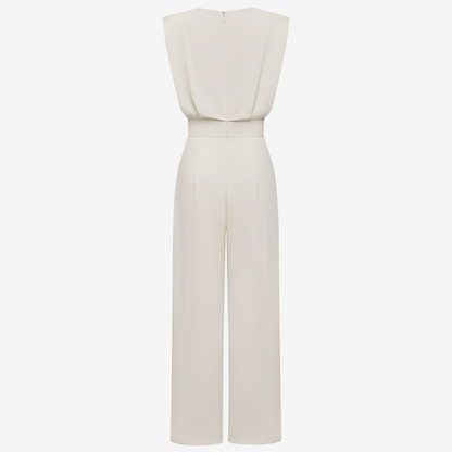 Elegant Defined Waist Jumpsuit