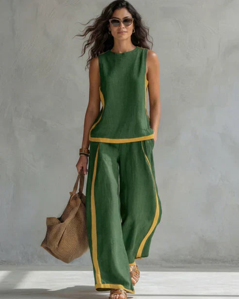 Elegant Fluid Two-Piece Set