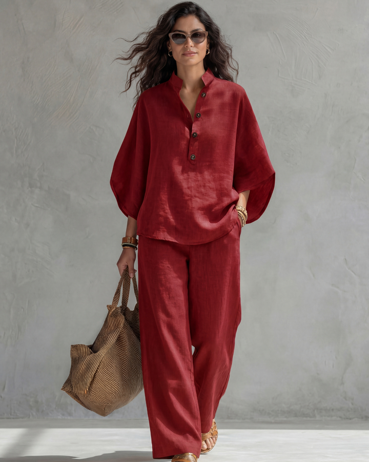 Cotton Linen Two-Piece Set