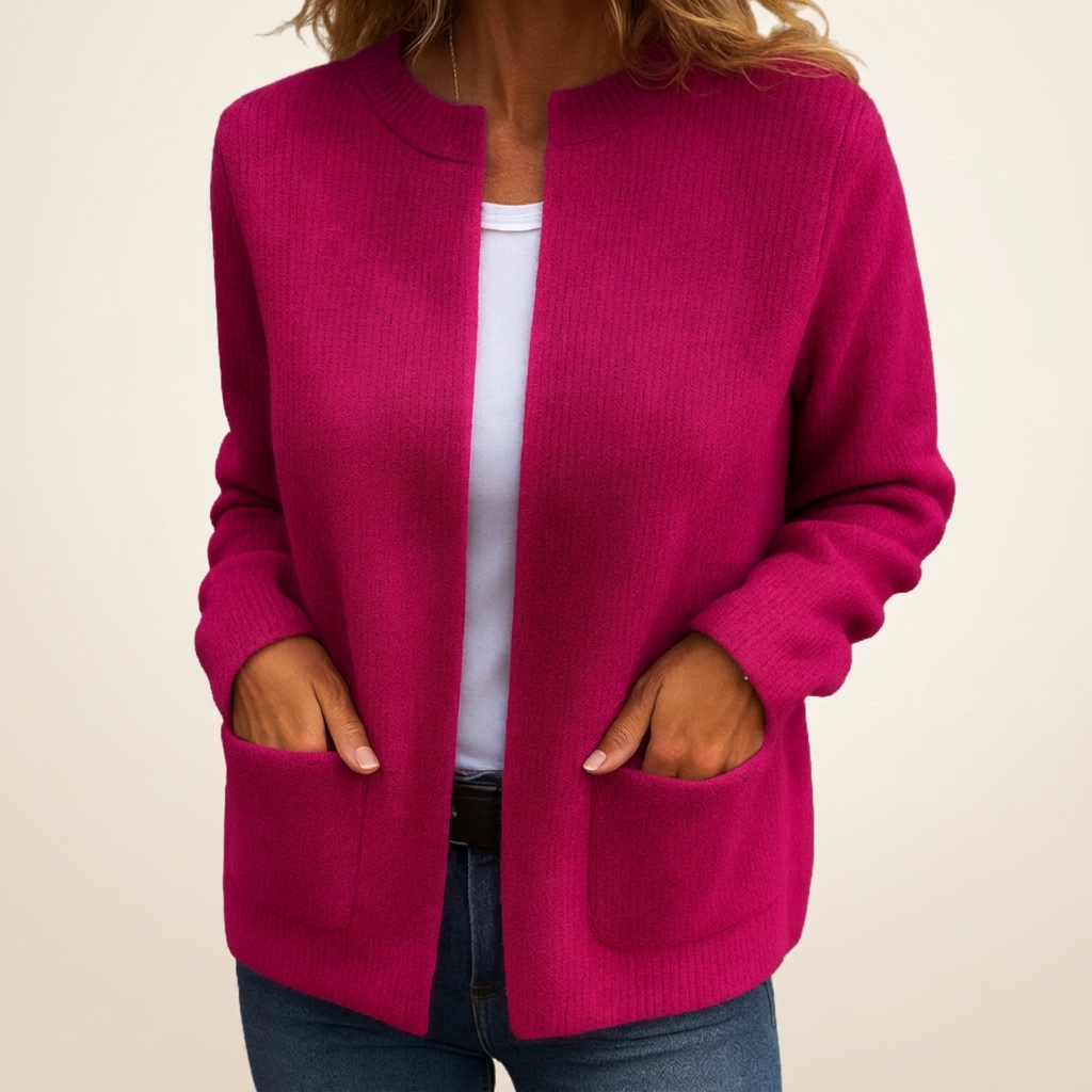 Cozy Chic Zip-Up Cardigan