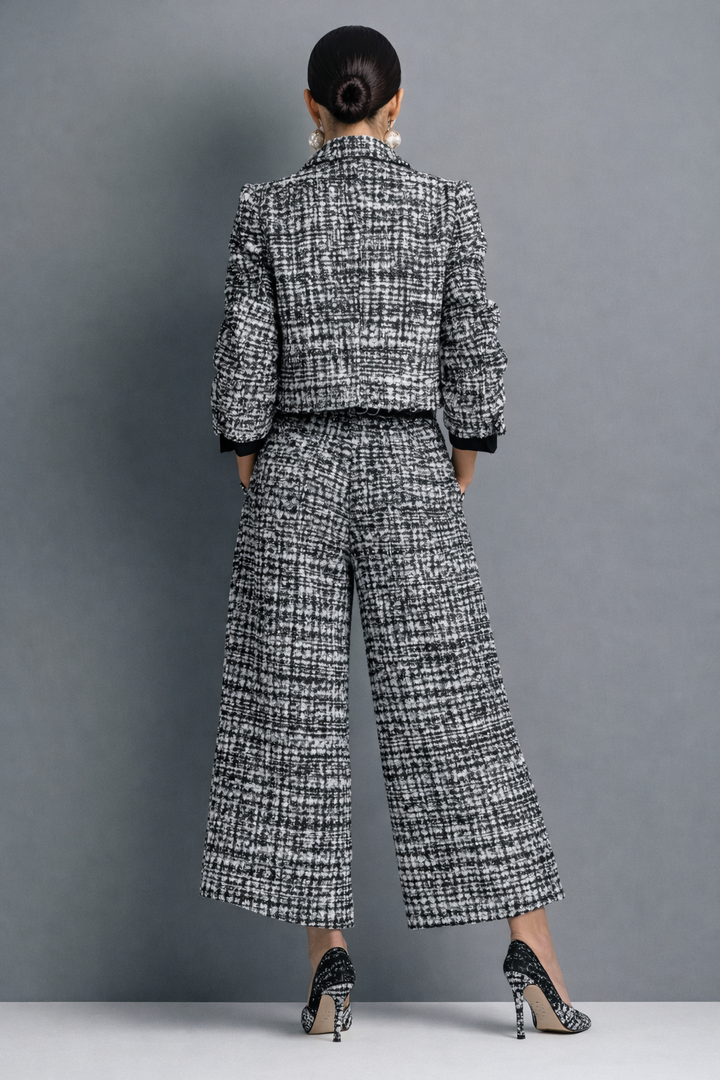 Elegant Tweed Two-Piece Set
