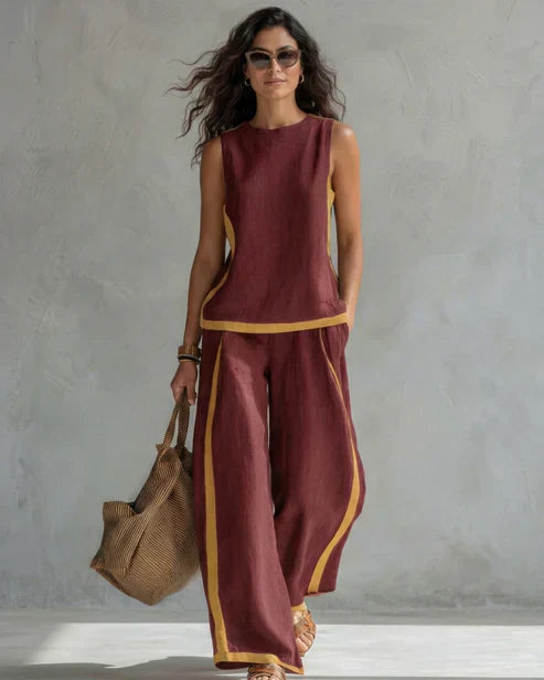Elegant Fluid Two-Piece Set