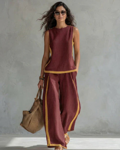 Elegant Fluid Two-Piece Set