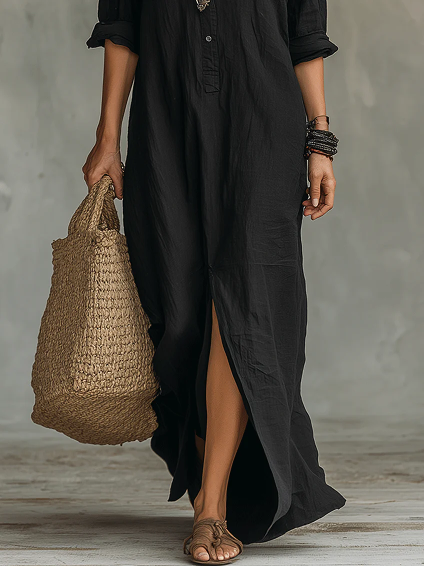 Midnight Flow Maxi Dress