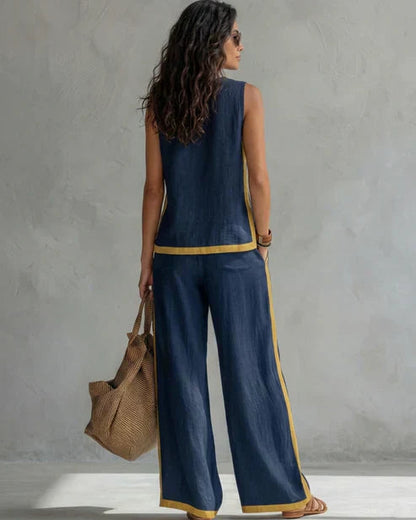Elegant Fluid Two-Piece Set