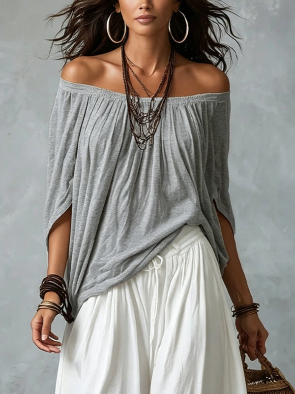 Bohemian Off-Shoulder Jumpsuit