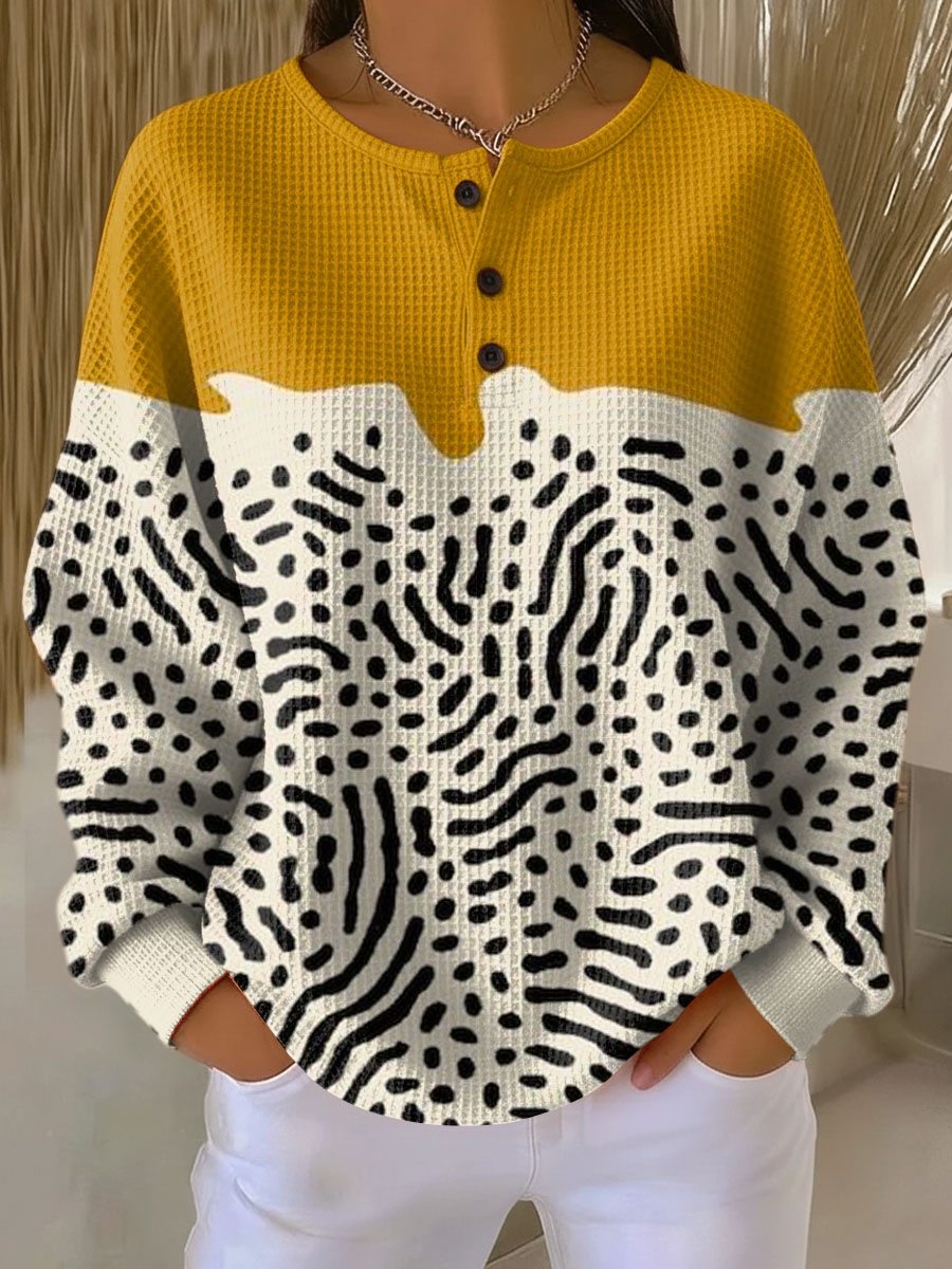 Warm Waffle Knit Sweater