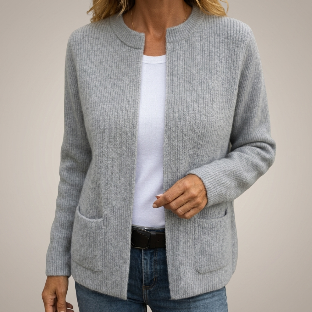 Cozy Chic Zip-Up Cardigan