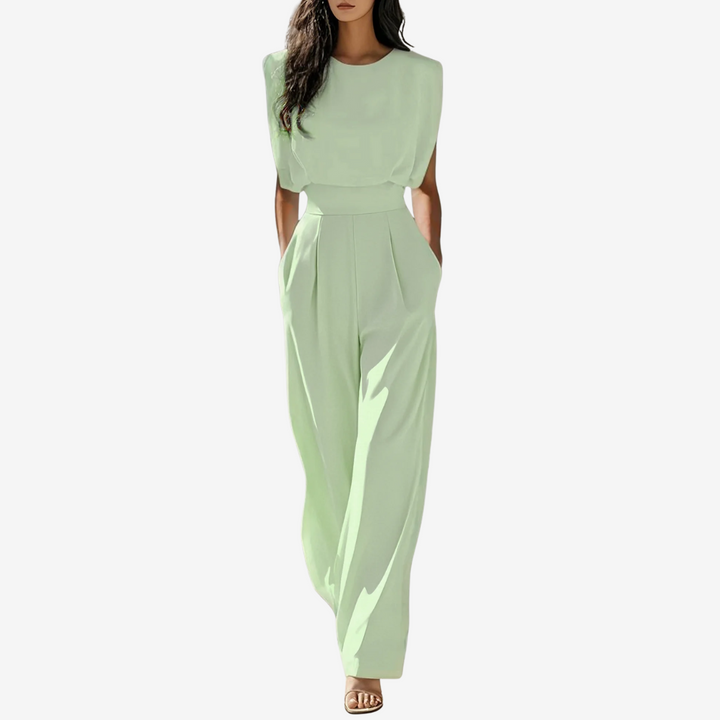 Elegant Defined Waist Jumpsuit