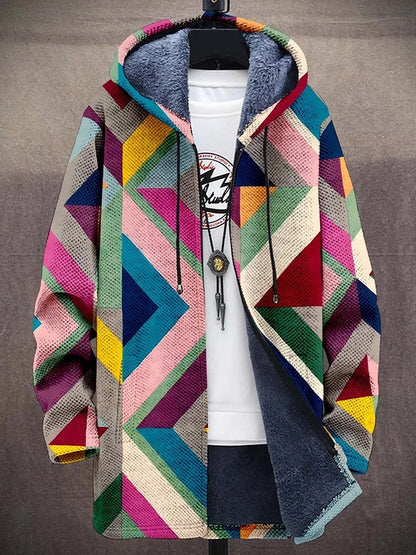 Art-Inspired Luxe Cardigan