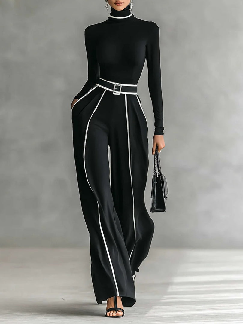 Modern Edge Turtleneck Set
