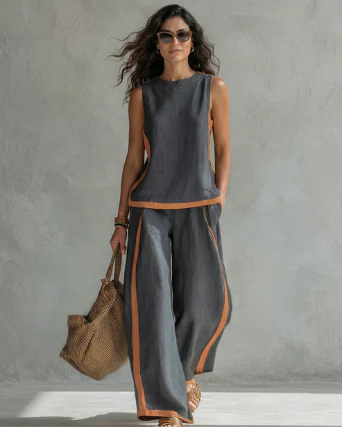 Elegant Fluid Two-Piece Set