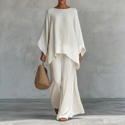 Long-Sleeve Relaxed Two-Piece Set